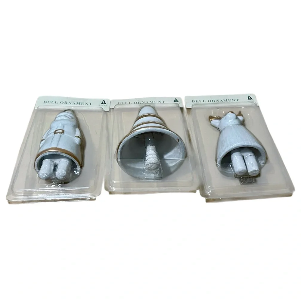 Target Ceramic Christmas Bell Ornament - Set of 3